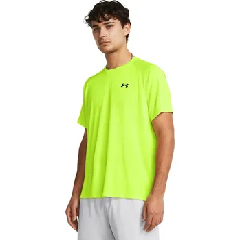 Pánské Tričko s krátkým rukávem UNDER ARMOUR UA TECH TEXTURED SS 1382796-731 – Žlutá S