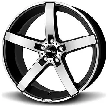 Disk alu-kola BROCK B35 SMVP 8.5x19, 5x112 ET30, Matný černo-stříbrný