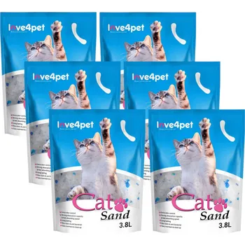 CAT SAND Silikonová podestýlka pro kočky 6x3,8l