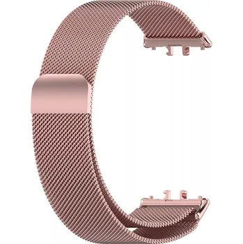 Milánský Kovový Pásek Na Samsung Galaxy Fit 3 Barva: Růžová