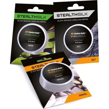 Šňůra Stealth Silk 25 lb / 20 m gravel