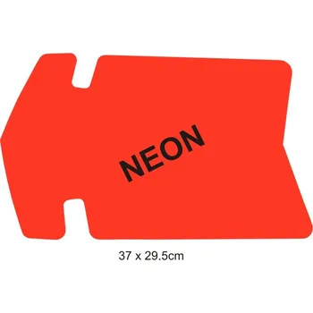 Reklamní šipka-balení 25ks 40x29,5cm neon.žlutá