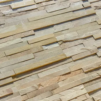 Dlažba Přírodní štípaný obklad PÍSKOVEC - panel 60 x 15 cm (VÝPRODEJ rozměr 60 x 15 x 1-2 cm)