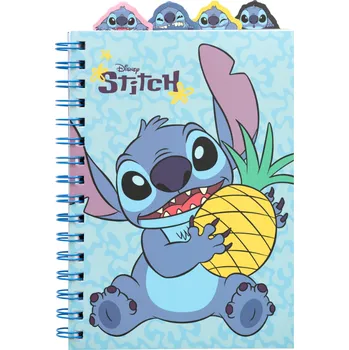 Blok Lilo a Stitch Kroužkový zápisník Disney Stitch A5