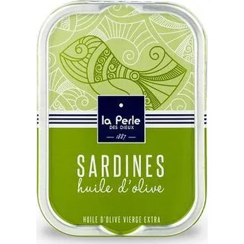 La Perle Francouzké sardinky v extra panenském olivovém oleji 115g
