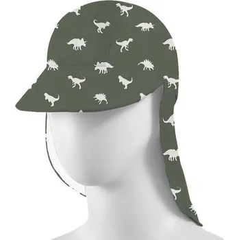 Kojenecká čepice Slipstop Dětský klobouk Dino green