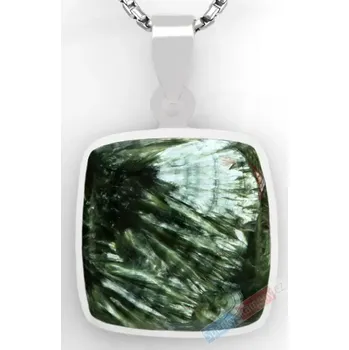 Přívěsek Unisex stříbrný přívěsek (Ag 925/1000) se serafinitem QAA, cca 24 x 24 mm, RARITA (SF4453P)