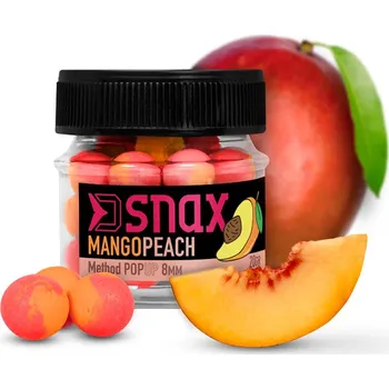 Boilies Nástraha D SNAX POP 10mm/20g|Mango-Broskev
