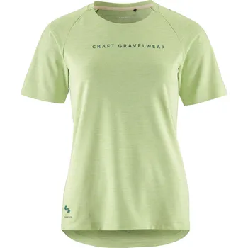 Dámské Tričko s krátkým rukávem CRAFT ADV GRAVEL SS TEE W 1913184-644200 – Zelená S