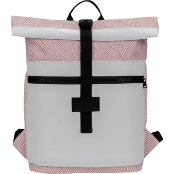 Městský batoh Milinal Městský rolovací batoh Rolltop White 20l