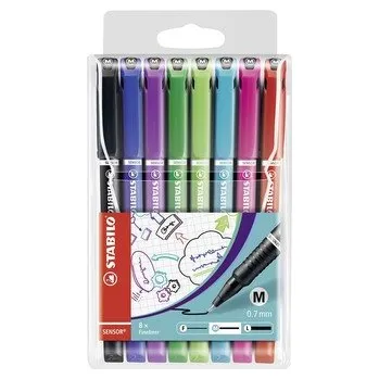STABILO SENSOR M 8 ks Pouzdro