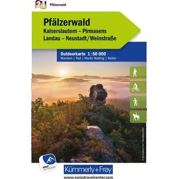 Pfälzerwald, Nr. 24, Outdoorkarte 1:50'000 - Hallwag Kümmerly+Frey AG