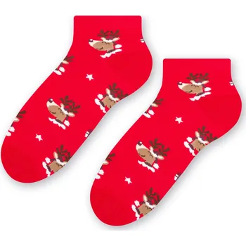 Pánské oblečení Vánoční Nízké Ponožky Steven Červená, 44/46 i556_59756_13_63951