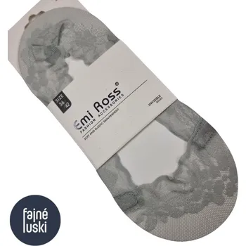 Dámské ponožky KRAJKOŤAPKY DO BALERÍNEK 2 šedá
