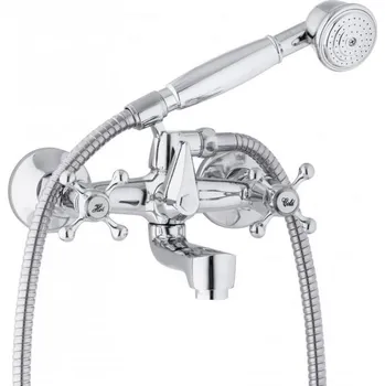 Panel k vaně Vanová baterie RETRO ZAPE se sprchou - chromová