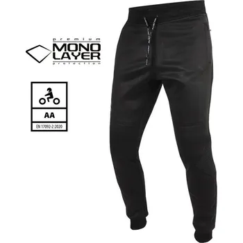 Moto kalhoty Trilobite Rovani monolayer men black riding sweatpants vel. 2XL