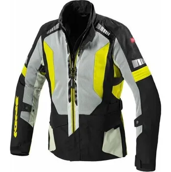 Moto bunda Bunda TERRANET windout, SPIDI (černá/šedá/žlutá fluo) L