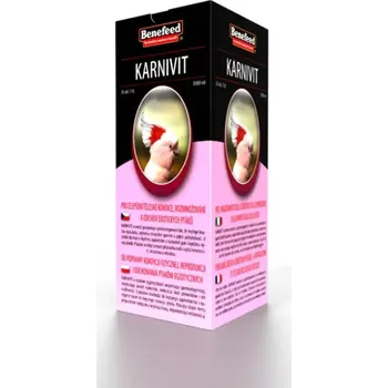 Krmivo pro ptáka Benefeed KARNIVIT Exot 1000ml (Specifický komplex látek zlepšujících reprodukci ptactva ve Vašem chovu)