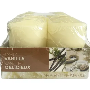 Svíčka KFS & B candles adventní svíčky 4 ks vonné krémové Vanilka