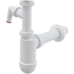 Alcadrain A43P SIFON UMYVADLOVÝ DN40 S PŘÍPOJKOU A PŘEVLEČNOU MATICÍ 5/4"