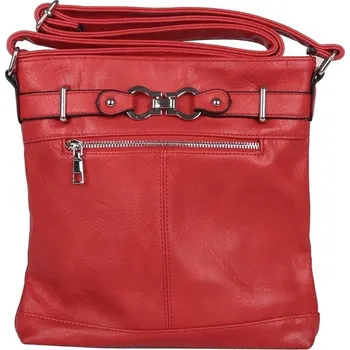 Kabelka Malá/střední červená crossbody kabelka ROMINA & CO B80/24