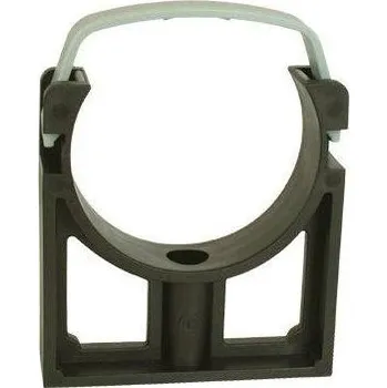 PVC Trubková svorka 75 mm s klipsem CH