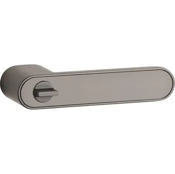 Dveřní kování ASG - GUAVA - RT s uzamykáním bez spodní rozety, klika/klika s uzamykáním pravá T - Titan