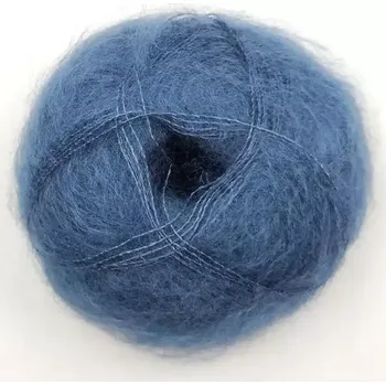 Příze Mohair by Canard Brushed Lace Modrý stín 3002 (Mohérová příze Brushed Lace Blue shadow)