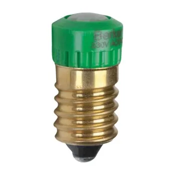 vypínač Žárovka LED 230V E14 zelená BERKER 167903