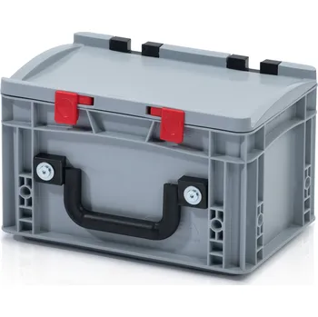 Přepravka na jídlo Přepravka EURO s víkem 30x20x18,5 - 1 madlo na dlouhé straně