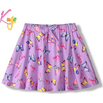 Dívčí sukně Dívčí sukně Kugo HS9283, fialová (dívčí bavlněná sukně s motýly)
