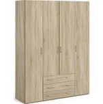 Vikio Skříň šatní sonoma/sonoma 154 cm F278