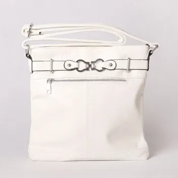 Kabelka Malá/střední krémově bílá crossbody kabelka ROMINA & CO B80/24