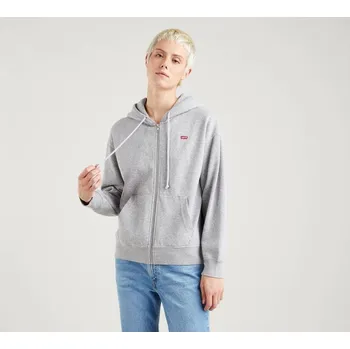 Dámská mikina LEVI'S® STANDARD ZIP HOODIE-DÁMSKÁ MIKINA-SV.ŠEDÁ XL