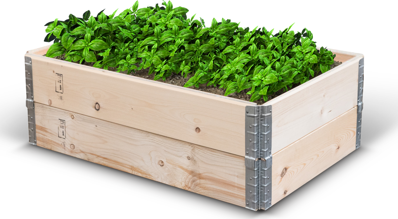 Set pro vyvýšený záhon 1200x800x400 + kartonová proložka
