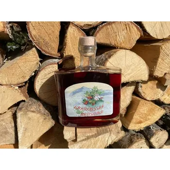 Likér Podorlická sodovkárna s.r.o. Krkonošská Brusinka Likér - 0,5 l