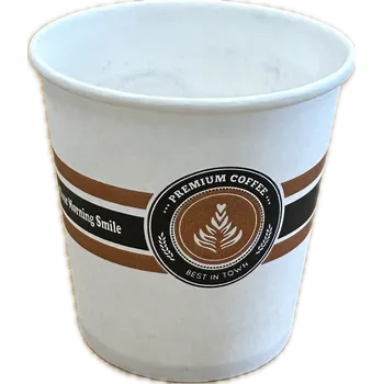 Jednorázové nádobí Kelímek na kávu 100ml Premium caffe (cena za 100ks)