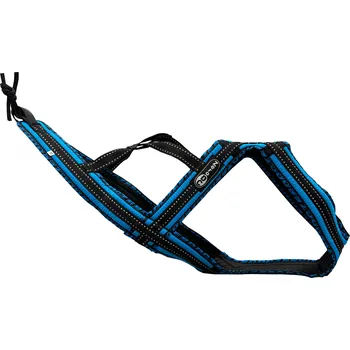 Postroj pro psa Tažný postroj CROSS DC ROYAL (M, tyrkysovo-tyrkysová)