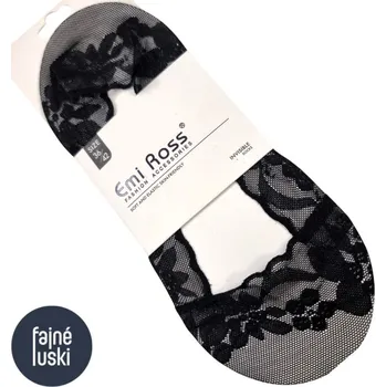 Dámské ponožky KRAJKOŤAPKY DO BALERÍNEK 2 černá