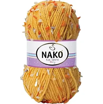 Příze Pletací příze Nako Kar Tanesi Baby 60311 - žlutá