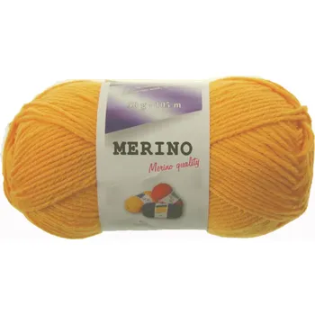 Příze Merino 14771 - Šafránová (zlatá)
