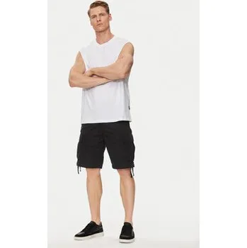 Pánské kraťasy Jack & Jones Šortky z materiálu Cole 12253122 Černá Loose Fit L