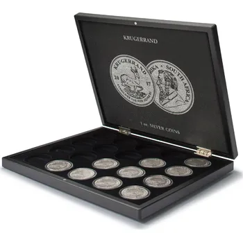 Dárková krabička Krabička na 20 jihoafrických stříbrných mincí Krugerrand