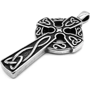 Přívěsek Steel Jewelry Přívěsek KELTSKÝ KŘÍŽ Chirurgická ocel NH240195 Stříbrná