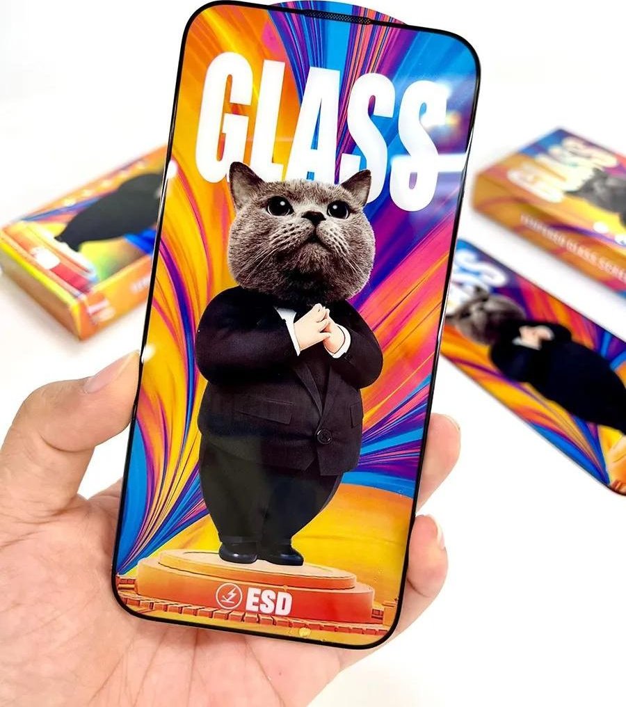 3D Ochranné tvrzené sklo na Xiaomi Redmi Note 13 4G - Mr. Cat ESD