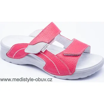Dámská zdravotní obuv MEDISTYLE TRIXI 2T-T15/TL pantofel červený, červená - 38