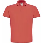B&C Pánská polokošile Piqué polo ID.001 Velikost: M, Barva: korálová