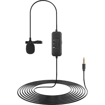 Mikrofon Sada 3.5mm Lavalier mikrofonu a zvukového adaptéru