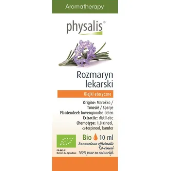 Vonný olej Rozmarýnový esenciální olej (Rozemarijn) Bio 10 ml