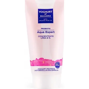 Koncentrát na tělo probiotický AQUA EXPERT s organickým růžovým olejem YOGHURT OF BULGARIA 150 ml